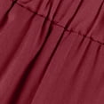 thumbnail image 4 of Petite Linen Pants for Women Plus Size Summer Lightweight Wide Leg Cropped Linen Pants Beach Vacation Trousers with Pockets, 4 of 7
