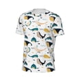 thumbnail image 6 of Wukai Cute Whale Print Men's Short-Sleeved Mesh T-Shirt,Quick-Dry Short Sleeve Workout T-Shirt-3X-Large, 6 of 8