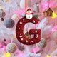 thumbnail image 4 of Decoraciones Del Árbol de Navidad Decoración Del Árbol de Navidad de 26 Letras Colgante Ornamentos Del Árbol de Navidad Ornamentos de Navidad Personalizados Decoración de Navidad Decoración Colgante D, 4 of 6