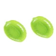 thumbnail image 5 of Mobutofu 6Pcs Green Leaf Shape Plastic Fruit Plate Easy to Clean Creative Tray for Kitchen Use, 5 of 8