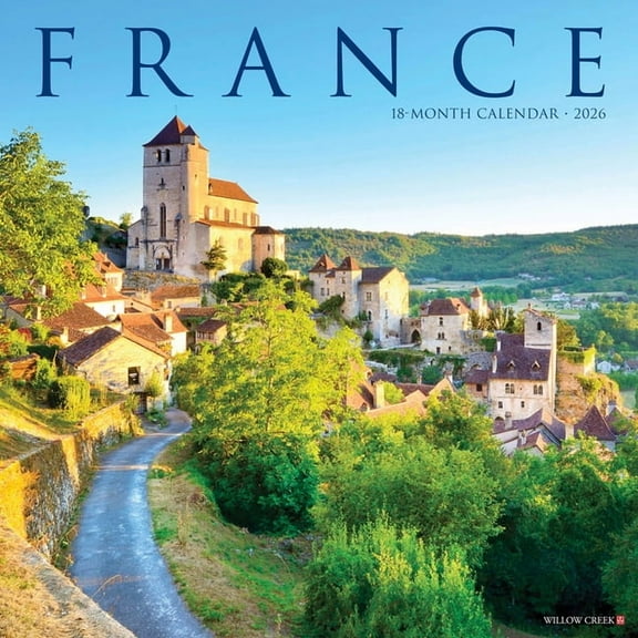 France 2026 Wall Calendar, (Paperback)