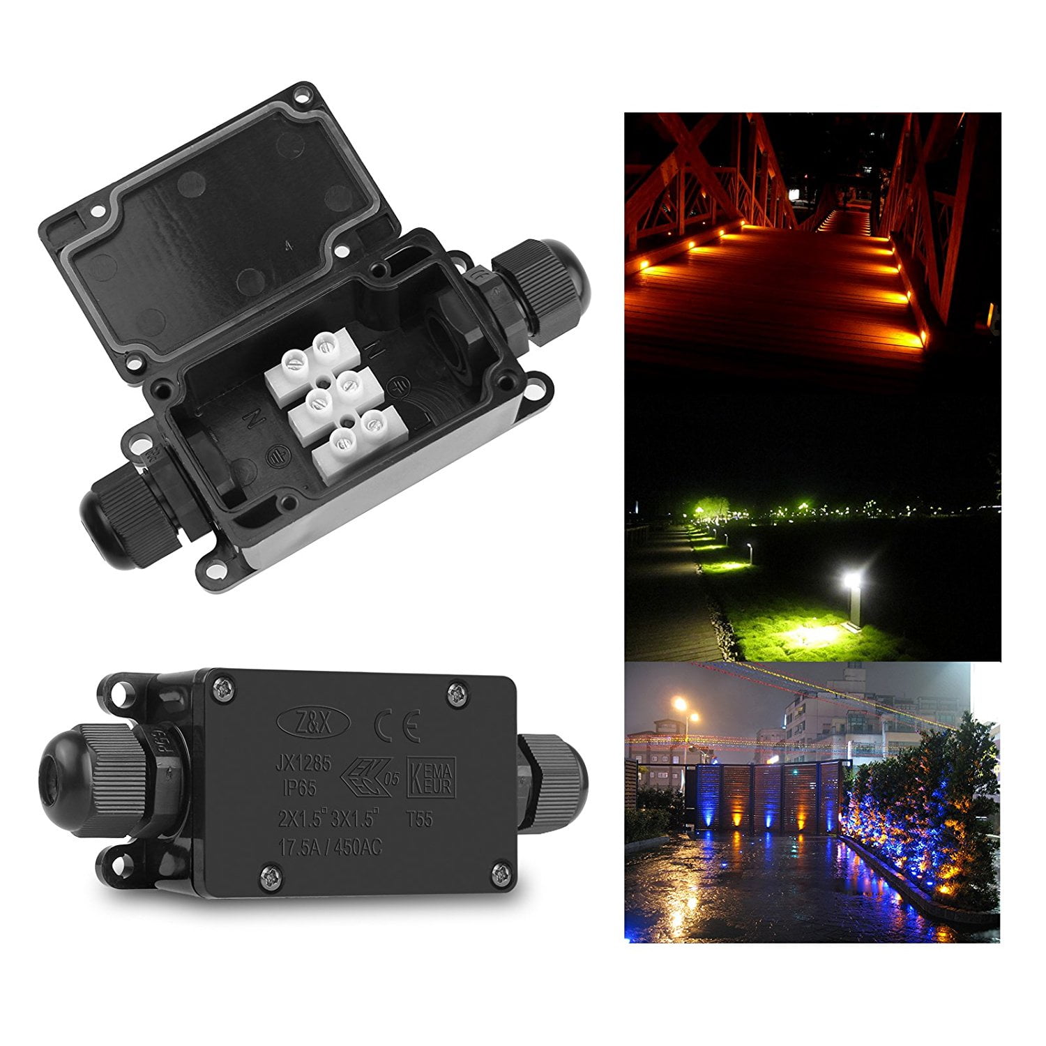 Waterproof Junction Box Electrical Cable Connector Outdoor Underground