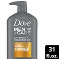 thumbnail image 2 of Dove Men+Care Thick & Strong Thickening 2-in-1 Shampoo and Conditioner, 31 fl oz (4 Pack), 2 of 2
