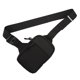 thumbnail image 3 of Bolso de hombro compacto para hombres y mujeres, perfecto para correr, andar en bicicleta, viajar, ir de compras, bolso bandolera impermeable negro, 3 of 8