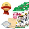 Fujifilm INSTAX Mini Instant Film 15 Pack (150 Films) - Photo Album - Microfiber Cloth