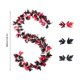 thumbnail image 3 of Guirnalda colgante de hojas de arce de Acción de Gracias | Enredadera de ratán negra de Halloween | Vegetación artificial de 10 pies | Decoración festiva de pared otoñal | Enredadera de plástico, 3 of 6