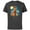Charcoal, variant on Ice Age Manfred Diego Sid and Scrat Cutout Mountains - Short Sleeve Cotton T-Shirt for Adults - Customized-Natural