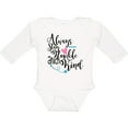 thumbnail image 3 of Inktastic Always Stay Humble and Kind Boys or Girls Long Sleeve Baby Bodysuit, 3 of 5