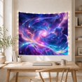 thumbnail image 4 of Cosmic Nebula in a Swirling Vortex, Ethereal Mystical Celestial Style for Space Lovers, Cosmic Wall Art Housewarming Gift, Tapestry Wall Hanging for Living Room and Dorm, 4 of 6