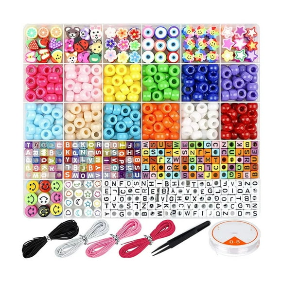 Kit Para Hacer Pulseras Niña De Bricolaje Cuentas Del Letras