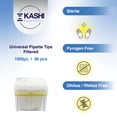 thumbnail image 2 of Puntas para pipetas de laboratorio Kashi Scientific 1000uL 96 puntas, 2 of 6