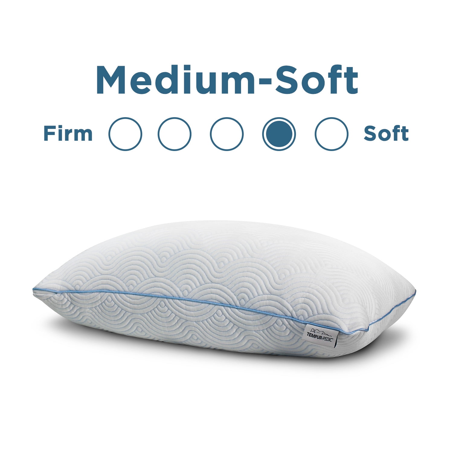 Tempur-Pedic Tempur-Cloud Memory Foam Adjustable + Cooling Cover Pillow, Adult, Queen