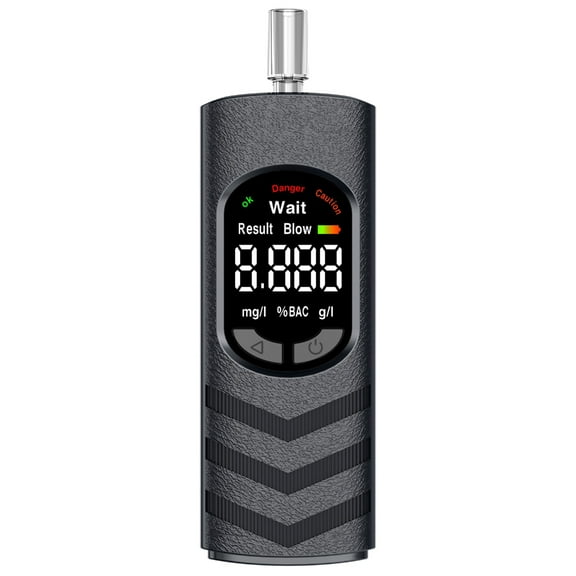 High Accuracy Breathalyzer Portable Tester Analyzers With Voice Broadcast Fast Response For Driver Use