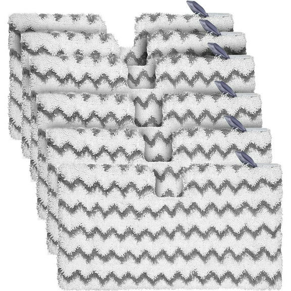 Replacement 6 Mop Pads for Shark Steam Pocket Mop S3501 S3601 S3550 S3801 S3901 S3601D S3801CO S3901D S3455K S2902