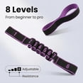 thumbnail image 4 of Fitness Resistance Bands, 8-Section Adjustable Exercise Bands, Number Stretch Resistance Band with Clear Markings for Full Body Shaping, 4 of 7