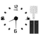 thumbnail image 1 of Moderno grande sin marco DIY Reloj de pared espejo superficie pegatina para el hogar Oficina Sala decorblack, 1 of 8