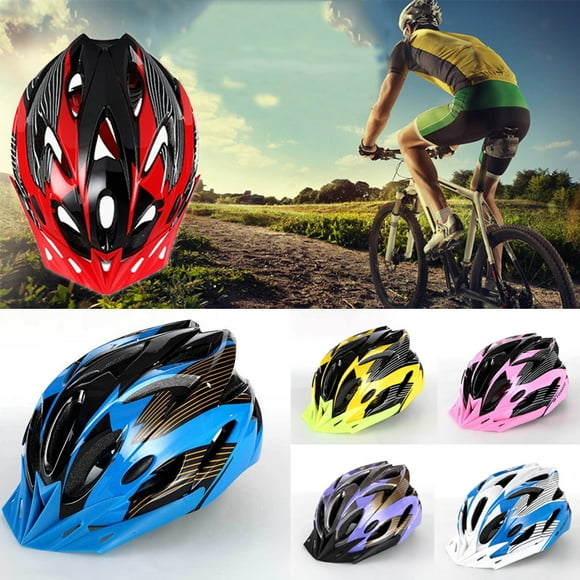 Unisex Cycling Bicycle Adult Men Womens Bike Helmet With Visor Mountain Shockproof