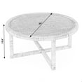 thumbnail image 2 of Butler Specialty Company Captiva Rattan Round Coffee Table - Natural Rattan, 2 of 9