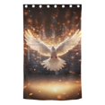 thumbnail image 2 of Bird Dove White Blackout Curtain Panels Drapes Privacy Assured with Light Filtering Curtains for Living room Bedroom Bathroom Window, 2 of 6