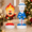 Heat Miser & Snow Miser, variant on Plug-In Heat Miser Christmas Yard Decor, 30 cm LED Blow Mold Style Holiday Figure for Porch, Lawn and Christmas in July Party