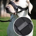 thumbnail image 5 of Soft Muzzle for Large Dogs, Adjustable Anti-Barking Mouth Guard, Pet Muzzle for Biting and Chewing Prevention, Comfortable Fit, 5 of 5