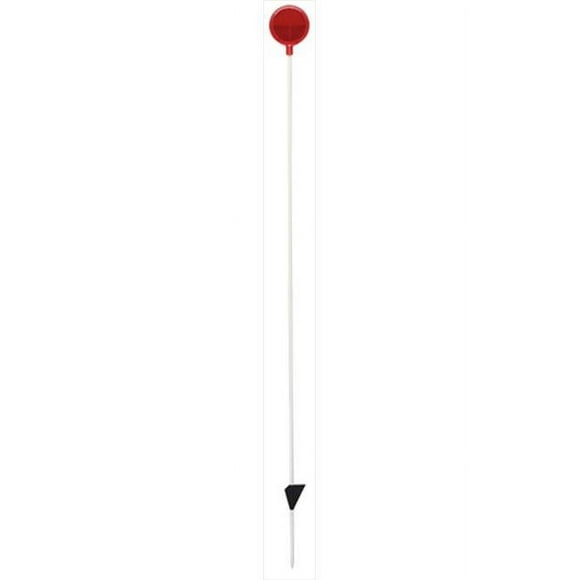 Nuvue 2661 Lentille Ronde, Rouge - 46 Po.