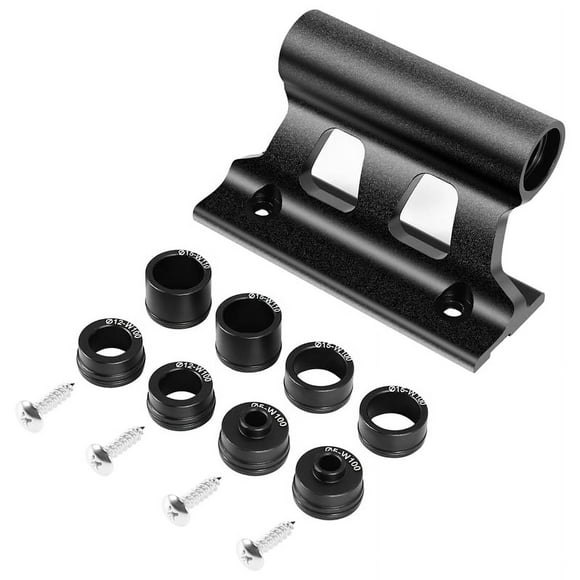 Soporte de Horquilla para Bicicleta Soporte de Horquilla de LiberacióN RáPida Portabicicletas para CamióN, Portaequipajes de Clip Fijo con Eje Pasante, Negro