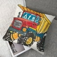 thumbnail image 7 of five  Birthday Boy Construction Dump Truck Years Old Throw Pillow, 7 of 7
