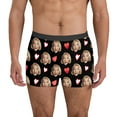 thumbnail image 2 of Wxolcjlv Mens Boxer Briefs Valentine's Day Diy Printing Custom Underwear With Face Custom Trendy Graphic Boxers Male Holiday Gifts Orange Xxxxxl, 2 of 7
