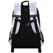 ALAZA Cartoon Cute Bear Face Backpack Elementary School Bag Bookbag Travel Rucksack