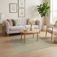 thumbnail image 3 of ODIKA Traditional Interlocking Floral Repeating Symmetry Faded Retro for Dorm Room, Small Living Apartment, Stain Resistant Low Profile, 3 of 7