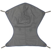Invacare Premier Comfort Full Body Sling for Patient Lifts, 550 lb. Weight Capacity, Spacer Fabric, X-Large, 2451090, Binding; Blue, Body; Gray