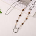 thumbnail image 2 of Collar Cadena Porta Anteojos para Mujeres y Hombres - Café, 2 of 8
