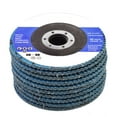thumbnail image 2 of 10 Pack Premium Zirconia Flap Discs 4-1/2 X 7/8 inch 40 / 60 / 80 / 100 Grit Grinding Wheel Sandpaper for Sanding Grinding (100 Grits), 2 of 5