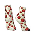 thumbnail image 4 of Bingfone Fruit Apples Design Patterned Men'S Women'S Casual Cotton Socks, 4 of 9