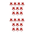 thumbnail image 2 of Matsuzay paquete de 10 decoraciones de tirador de lazo exquisito oro rojo 2Conjunto, 2 of 6