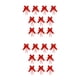 thumbnail image 4 of Billuyoard Paquete de 10 lazos para decoración del hogar, embalaje festivo multicolor, flor tirada a mano, envoltura para eventos, vacaciones, oro rojo 2piezas, 4 of 6