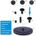 thumbnail image 4 of Bomba de fuente solar, bomba de agua solar, mini fuente flotante para decoración de jardín de fuentes de estanque-1.5w- Sincero Electrónica, 4 of 5