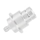 thumbnail image 2 of CO2 Adapater Aluminum Alloy 0.3in Quick Disconnection Wear Resistant High Hardness Soda Machine Connector Silver, 2 of 5