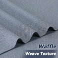 thumbnail image 2 of Haperlare Curtain Valance Waterproof Blackout Waffle Weave Kitchen Curtains Valance for Bathroom, Navy Blue, 60"W x 15"L, 1 Panel, 2 of 9