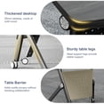 thumbnail image 7 of 8 PACK Folding Conference Tables with Wheels Mobile Meeting Table Rolling Conference Room Tables Seminar Tables for Office Training Classroom-Fan Shaped, 7 of 7