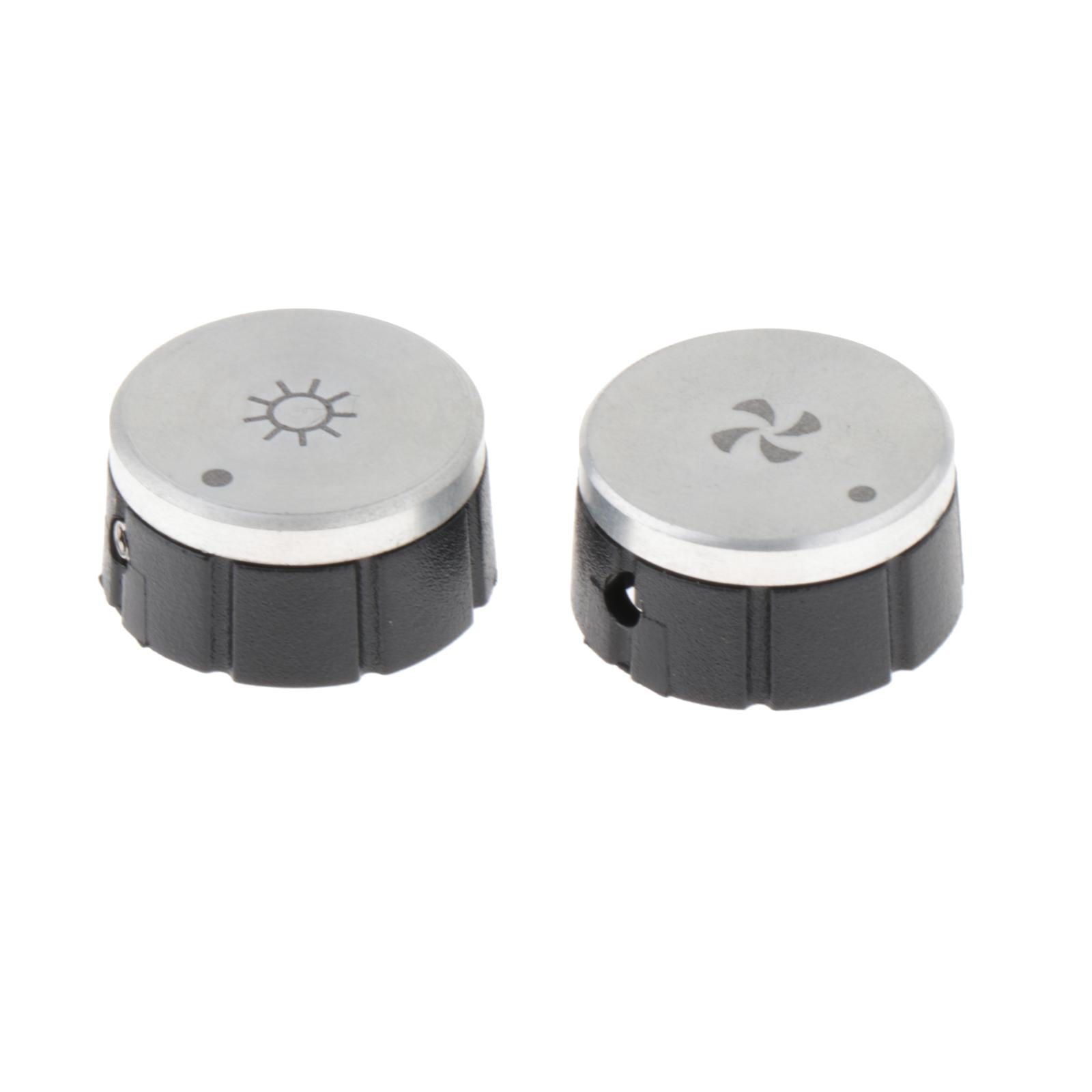 2 Set Blower and Light Knobs Range Hood Fan Motor Switch Lamp Switch Durable Material for E60 E64 Series Kitchens