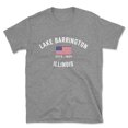 thumbnail image 1 of Lake Barrington Illinois Patriot Men's Cotton T-Shirt, 1 of 1