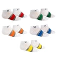 thumbnail image 2 of Odd Sox Basix – Big Kids Ankle Socks 5-Pack for Ages 7–10 – Striped Athletic Cotton Blend, Soft, 2 of 5