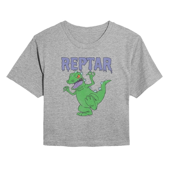 Rugrats - Reptar - Juniors Cropped Graphic T-Shirt