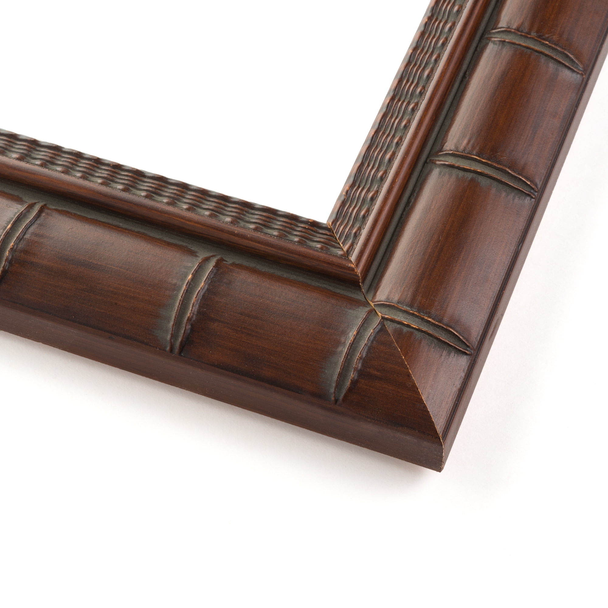 18x24 Dark Brown Bamboo Real Wood Picture Frame Width 1.5 inches | Interior Frame Depth 0.5 inches
