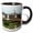 Black/White, variant on 3drose, Bridge, Ponte Santa Trinita, Arno River, Italy - Eu16 Nto0385 - Nico Tondini, 11oz Magic Transforming Mug
