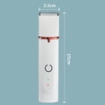 thumbnail image 3 of CBFFDC USB Rechargeable Pet Clipper 4 in 1 Electric Pet Grooming Kit Silent Low Noise Waterproof Easy to Clean Multi Cutter Head Portable Pet Hair Trimmer, 3 of 6