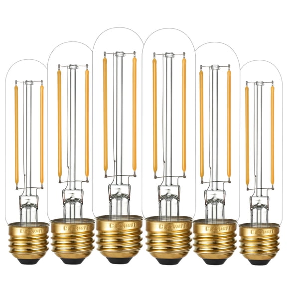 Bombilla LED LiteHistory, regulable, E26, 4 W, 400 lm, 2700 K, paquete de 6