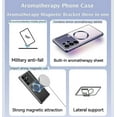 thumbnail image 3 of Magsafe Case Compatible With Samsung Galaxy S23 Ultra, Large Window Metal Protective Cover With Magnetic Folding Bracket, 3 of 5